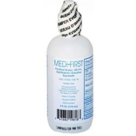 MEDIQUE PRODUCTS First Aid EyeWash, 4 Oz. Bottle 19818